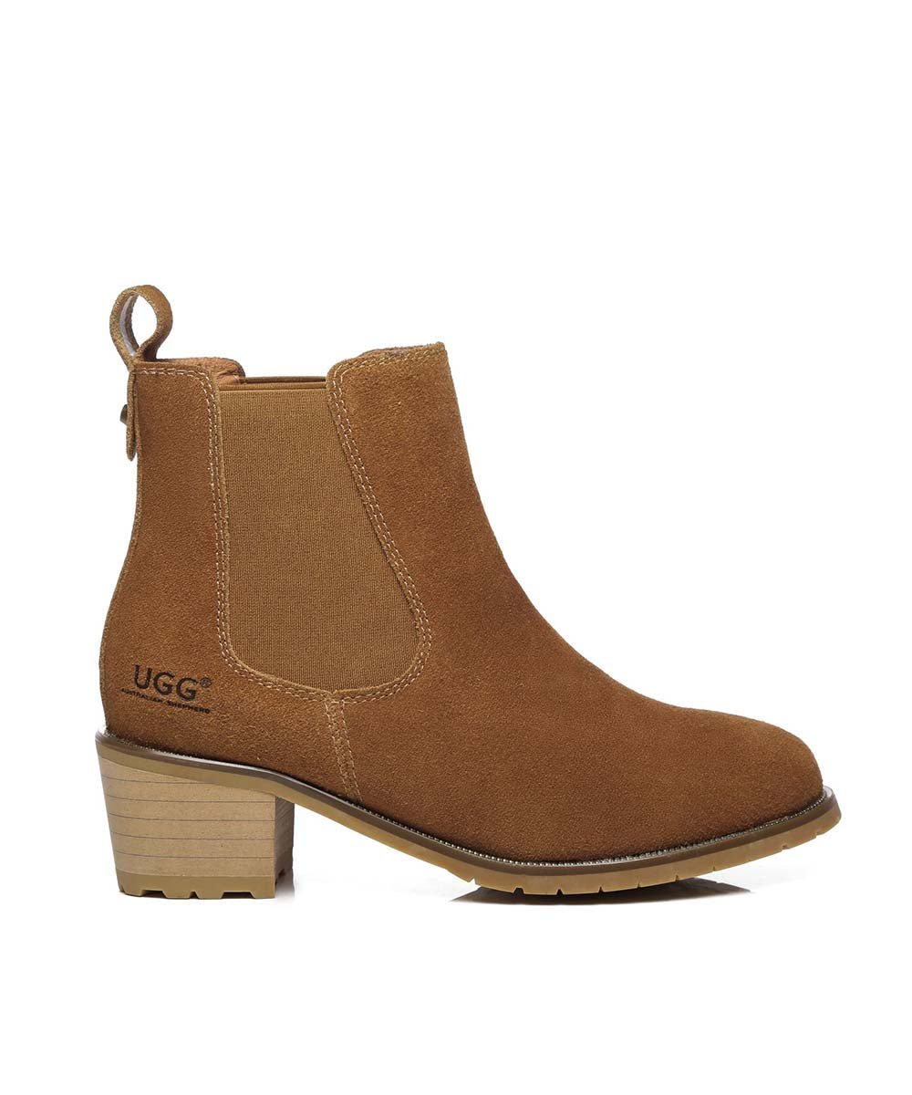 Women's UGG Sandy Boots - Genuine Sheepskin Winter Boots for Women, Cozy & Comfortable - Perfect for Cold Weather, Snow, and Casual Outfits