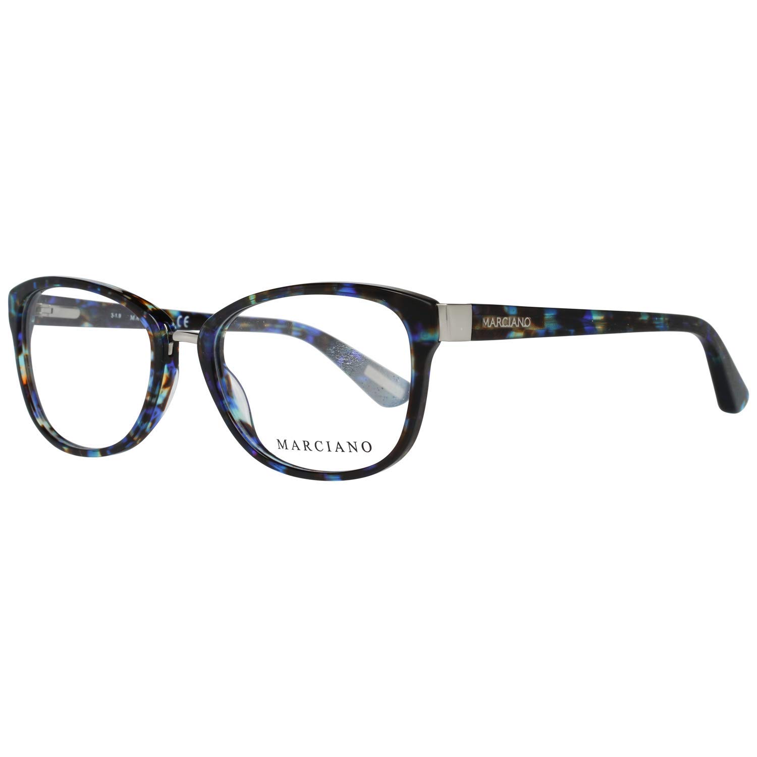 Guess By Marciano GM0286 Blue Eyeglass Frames - 52mm Lens Diameter for Women & Men | Stylish & Lightweight Eyewear for Work, Reading & Fashion Accessories