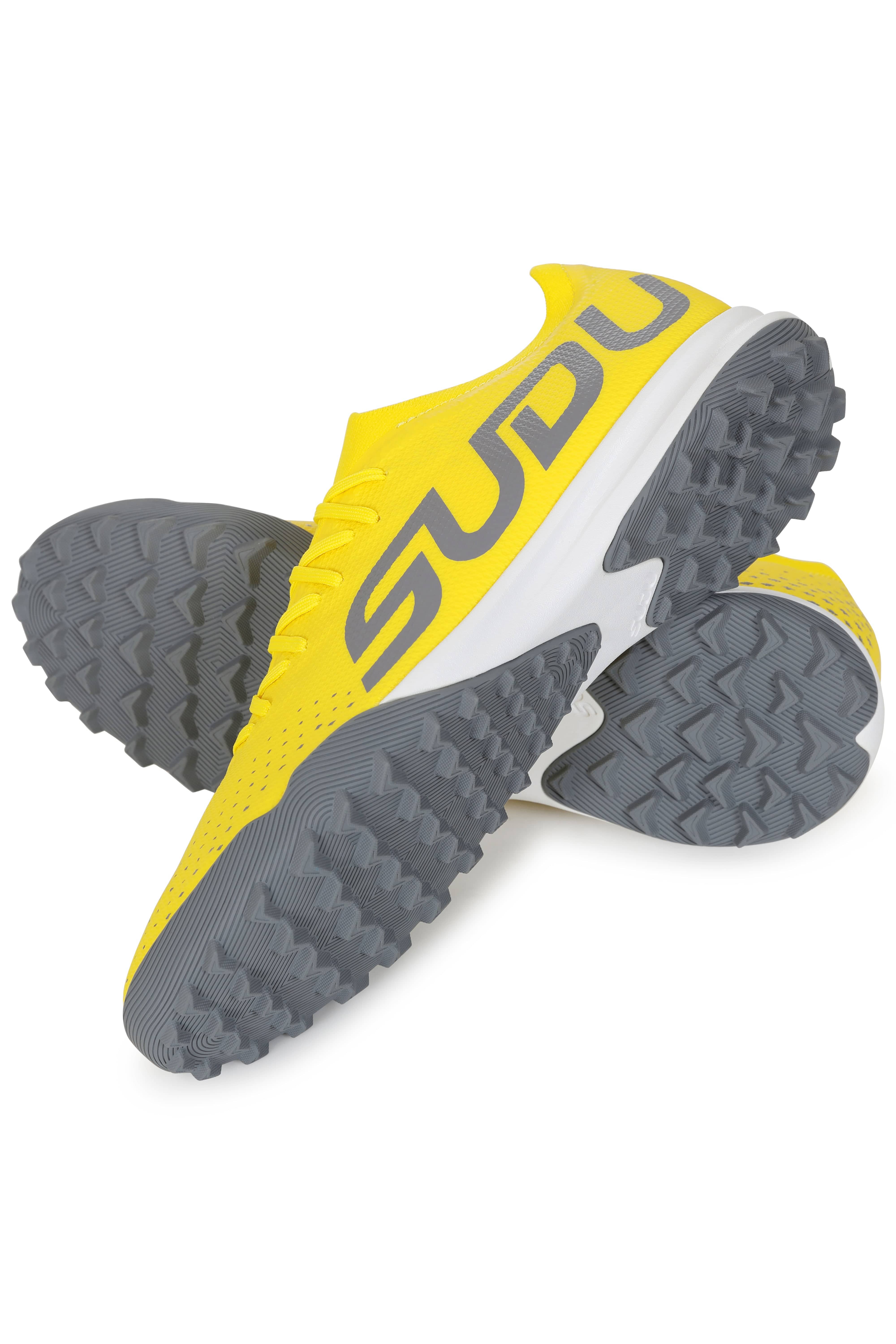 SFS TT 01 Turf Football Cleats - Lightweight Soccer Shoes for Men & Women, Non-Slip Yellow Outdoor Training Boots - Perfect for Artificial Grass, Turf Fields & Backyard Practice