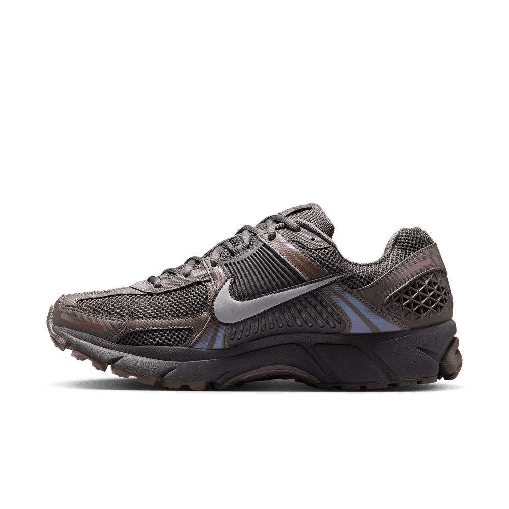 Men's Nike Zoom Vomero 5 Running Shoes - Cave Stone/Multi-Color/Medium Ash/Metallic Silver - Lightweight Cushioned Sneakers for Jogging, Gym Workouts & Everyday Wear
