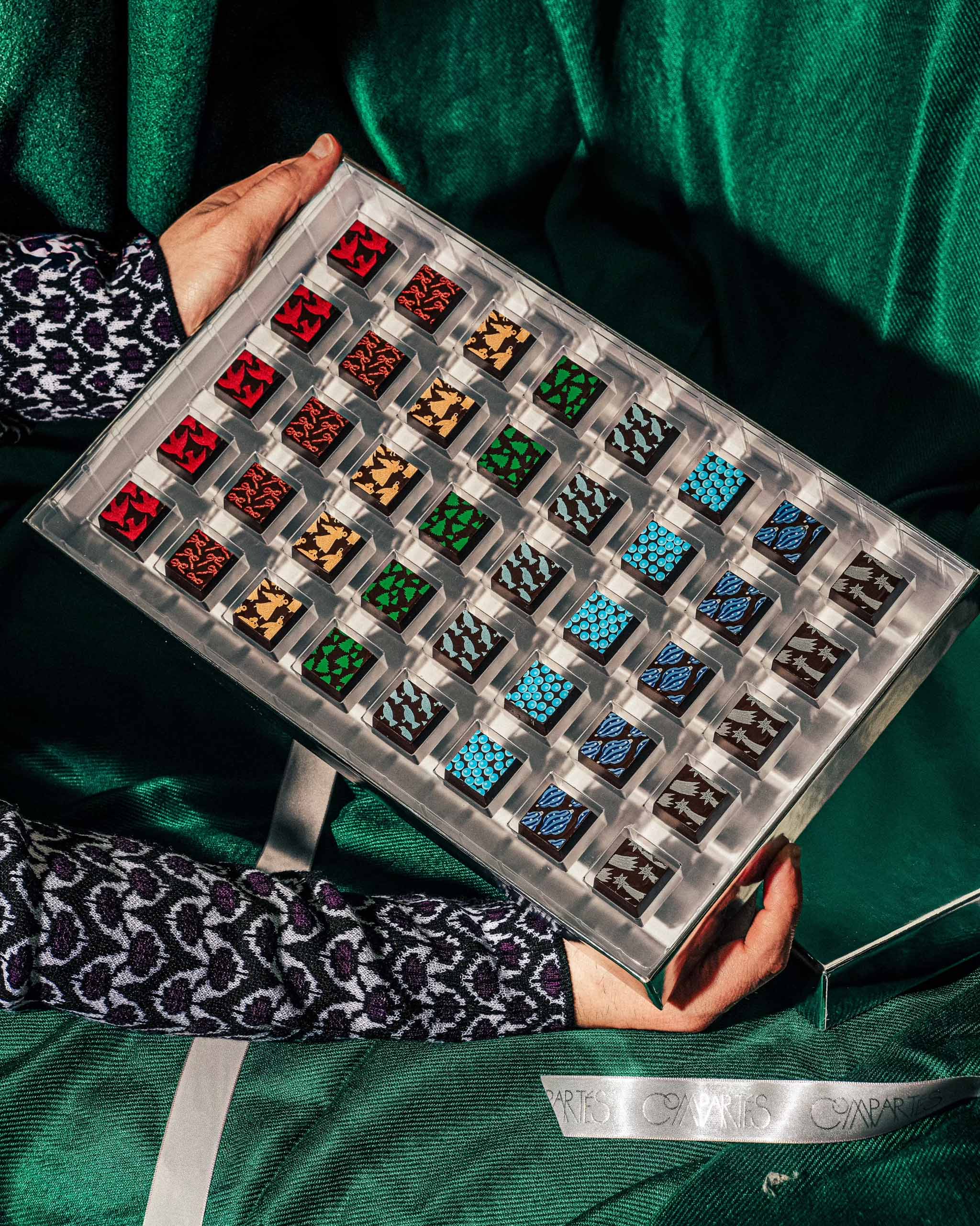 40-Piece Premium Holiday Chocolate Gift Box - Assorted Gourmet Chocolates for Christmas, Valentine's Day & Corporate Gifting