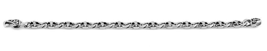 Elegant Stainless Steel Fleur de Lis Link Bracelet for Women - French Inspired Jewelry Gift for Her - Perfect for Weddings, Parties & Everyday Wear