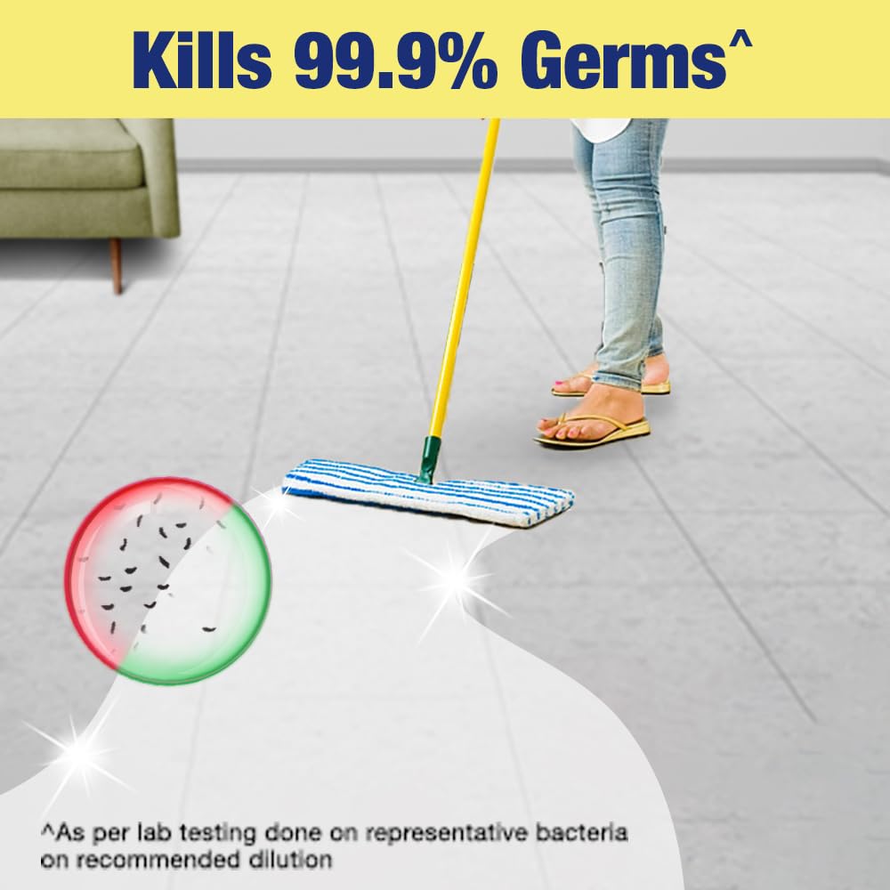 Lizol Disinfectant Surface & Floor Cleaner Combo Pack - Citrus & Floral Scent (975ml x 2) | Kills 99.9% Germs | Ideal for Kitchen, Bathroom & Hard Floor Cleaning