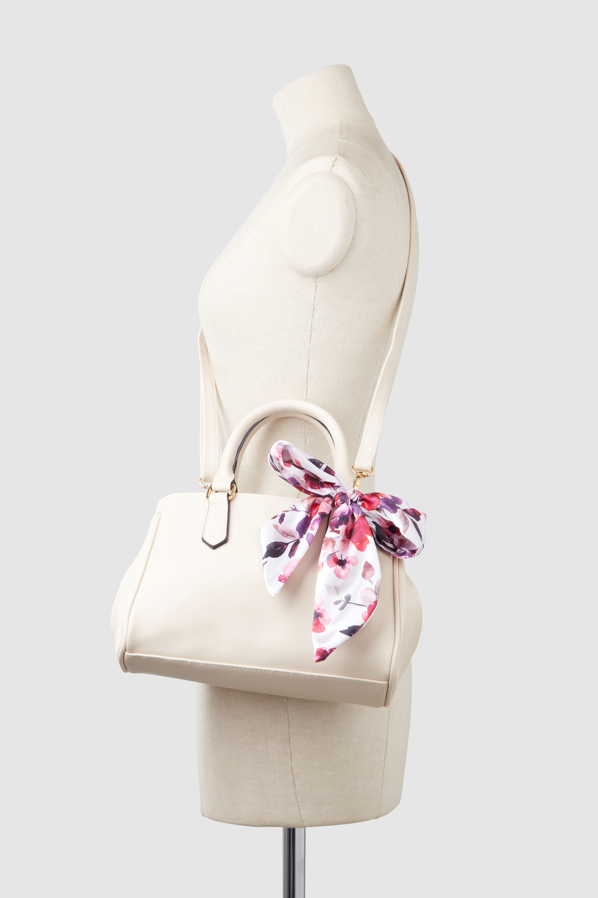 Rosewater Scarf Mini Grab Tote Bag - Stylish & Versatile Crossbody Purse for Women | Perfect for Travel, Shopping & Everyday Use