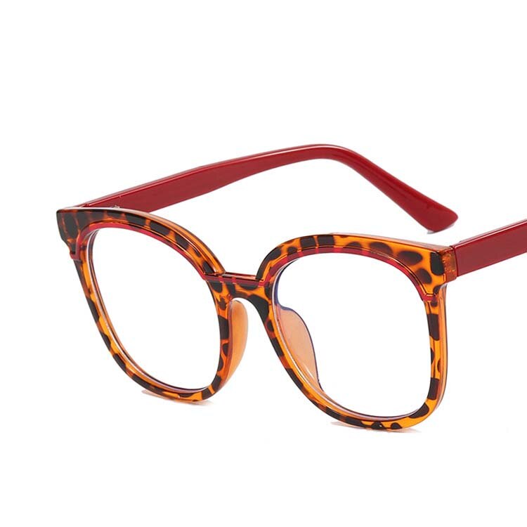 CCspace Women's Full Rim Large Square TR90 Titanium Eyeglasses Frame 55119 - Lightweight & Durable Glasses for Work, Reading & Fashion