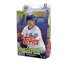 2020 Topps Baseball Series 1 Hanger Box - 36 Trading Cards with Rookie Stars & Inserts - Perfect for Collectors, Gifts & Fantasy Baseball Fans