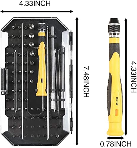 77-Piece Professional Precision Screwdriver Set for Phone & Tablet Repair | Electronics Tool Kit for iPhone, Samsung, iPad, Laptop & Small Device Maintenance