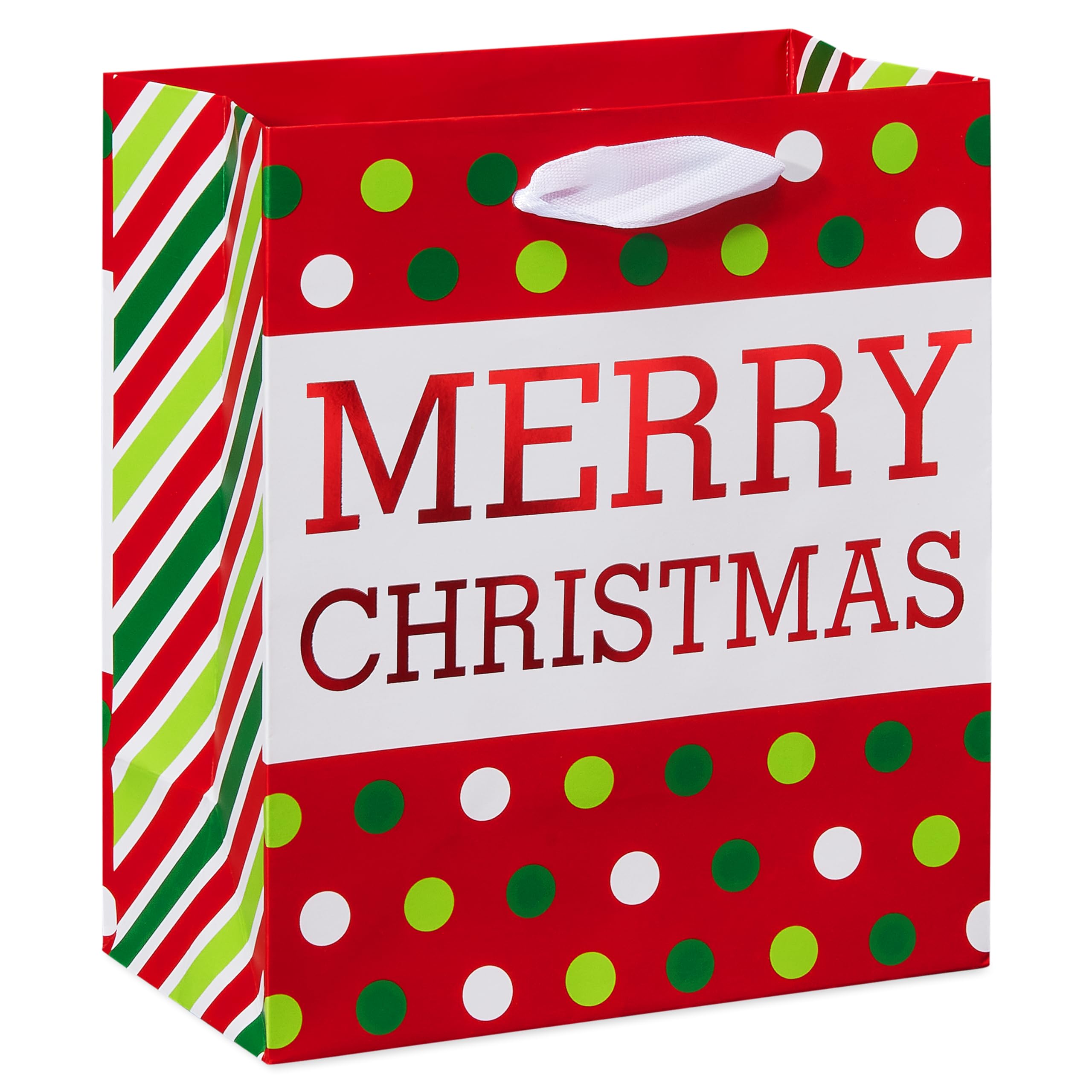 American Greetings Small Christmas Gift Bags for Kids - Cute Animal & Santa Design (5 Pack) - Perfect for Holiday Party Favors, Stocking Stuffers & Classroom Treats