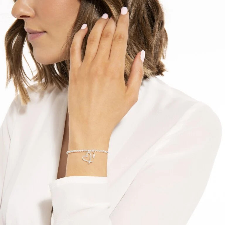 Joma Jewellery Bracelet - A Little Hello Lovely Charm Bracelet for Women | Perfect Gift for Birthday, Anniversary & Everyday Wear