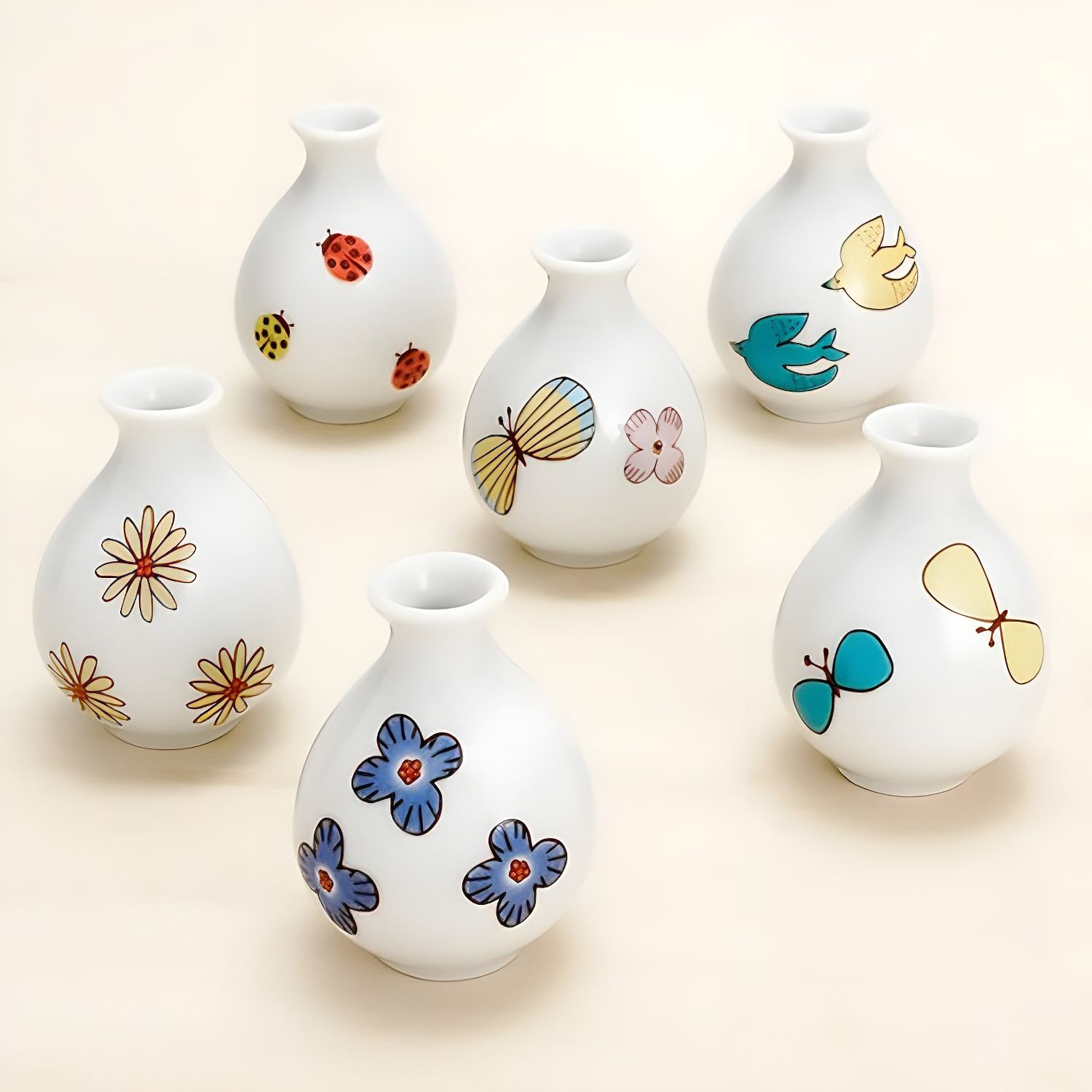 Harekutani Porcelain Single Flower Vase - Elegant Home Decor for Living Room, Dining Table & Wedding Centerpieces | Handcrafted Ceramic Vase for Fresh Cut Flowers