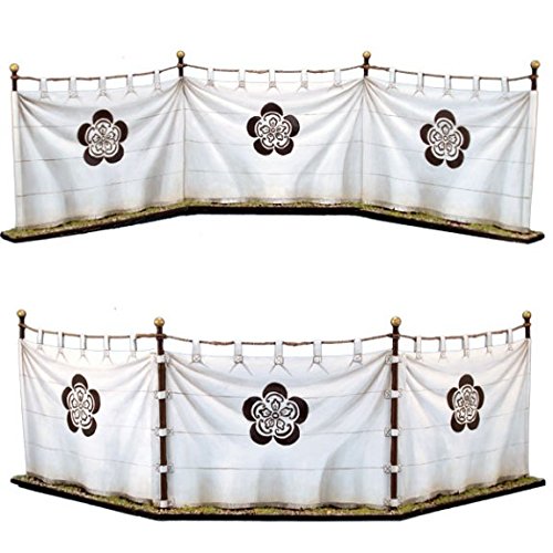 First Legion SAM017 Oda Clan Samurai Curtains - Japanese Warrior Decor for Living Room & Bedroom