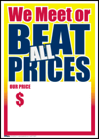 100-Pack Sale Tags - Best Price Guaranteed for Retail & Store Pricing | Perfect for Clearance Sales, Discount Promotions & Inventory Management