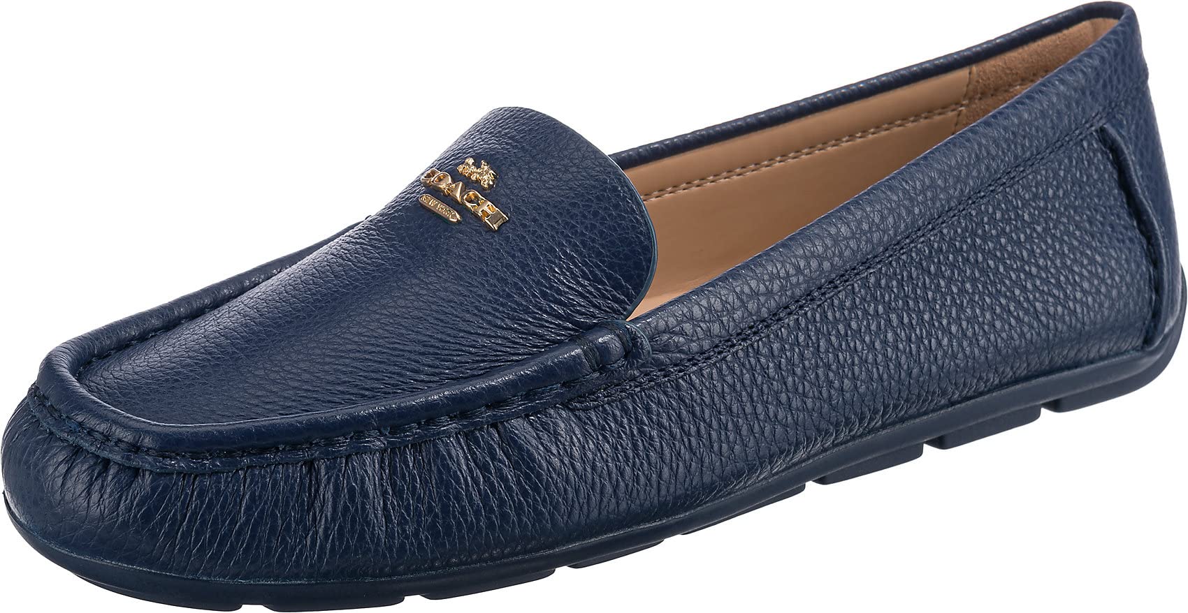 COACH Marley Driver Loafers for Women - Genuine Leather Slip-On Shoes with Comfort Cushioning - Perfect for Work, Office & Casual Wear