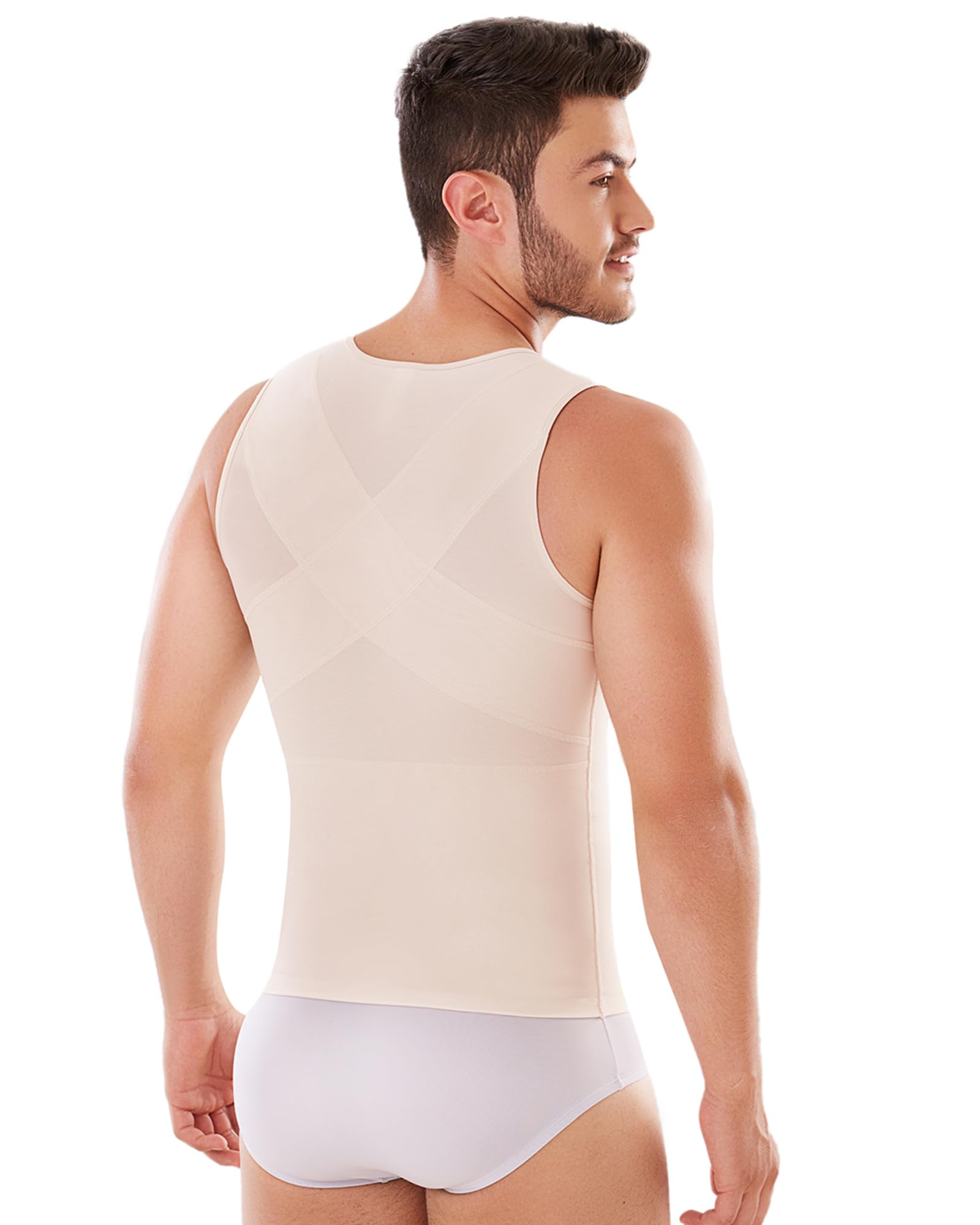 Shape Concept 062 063 High Compression Colombian Shapewear for Men - Slimming Girdle & Body Shaper Garment | Post-Surgery Recovery, Workout Support & Everyday Comfort