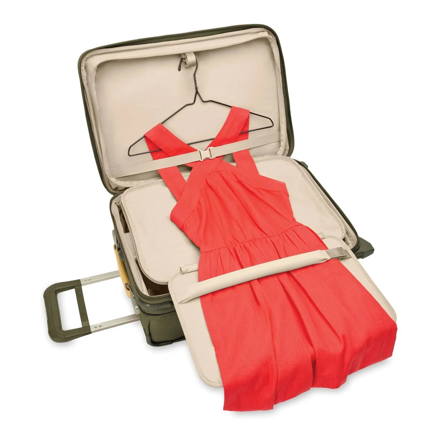 Baseline Essential 2 Wheel Carry On 22 Inch Luggage - Lightweight Spinner Suitcase for Travel, Business Trips & Weekend Getaways