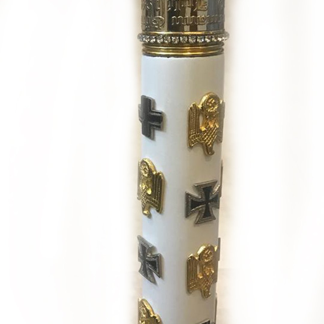 Field Marshal Baton Replica - Premium Collectible Military Baton for History Enthusiasts & Display - Perfect for WWII Reenactments, Museum Exhibits & Military Decor
