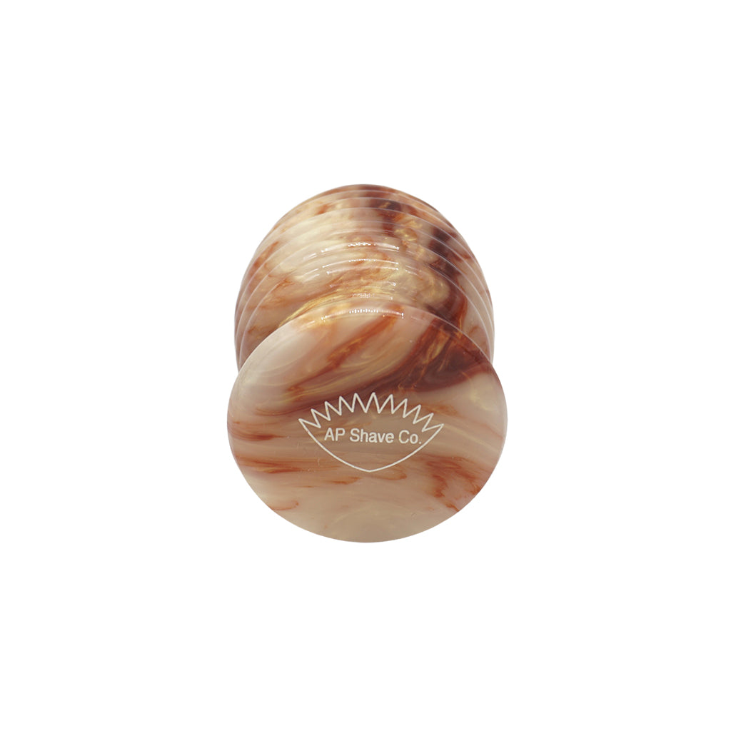 Shavemac Crushed Mud Resin Shaving Brush Handle #84 - Fits 24mm & 26mm Knots - Perfect for Wet Shaving & Barber Shop Use