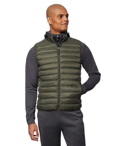 32 Degrees Heat Men's Lightweight Down Alternative Vest - Warm & Comfortable for Outdoor Activities, Hiking, and Casual Wear