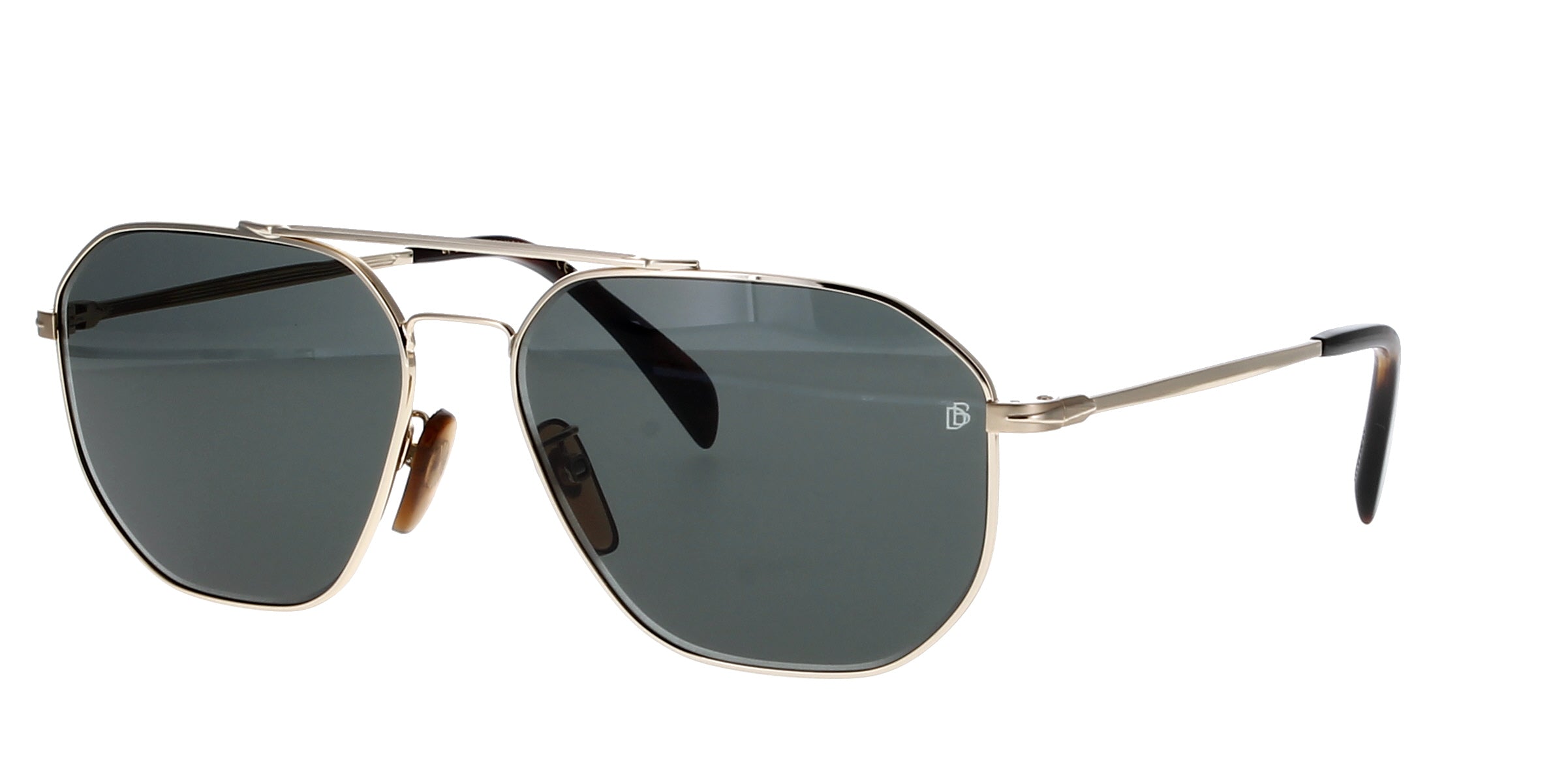 David Beckham DB1041/S Men's Sunglasses - Polarized UV Protection Aviator Style for Outdoor Sports & Driving