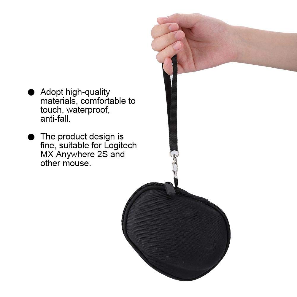 Wendry Hard Travel Storage Case for Mouse - EVA Protective Mouse Carrying Pouch for Logitech MX Anywhere 2S - Perfect for Business Travel, Office & Home Use