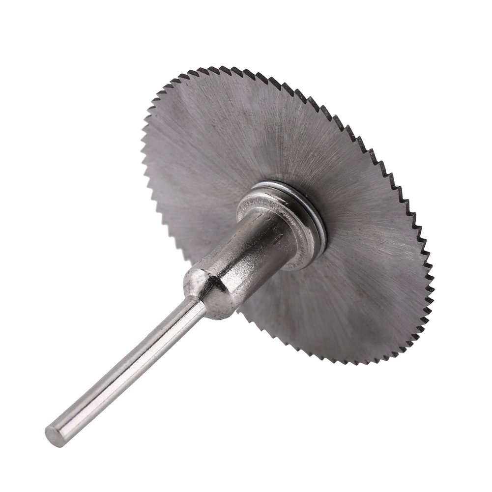 5-Piece Mini HSS Circular Saw Blade Set with Extension Rod - High Speed Steel Cutting Blades for Metal & Wood - Perfect for DIY Projects, Home Renovation & Crafting
