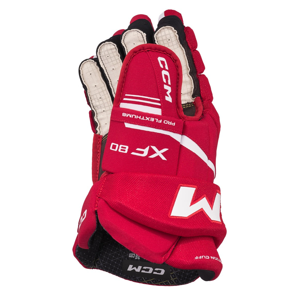 CCM Tacks XF80 Senior Hockey Gloves - Protective Ice Hockey Gear for Men & Women - Perfect for Games, Practices & Training Sessions