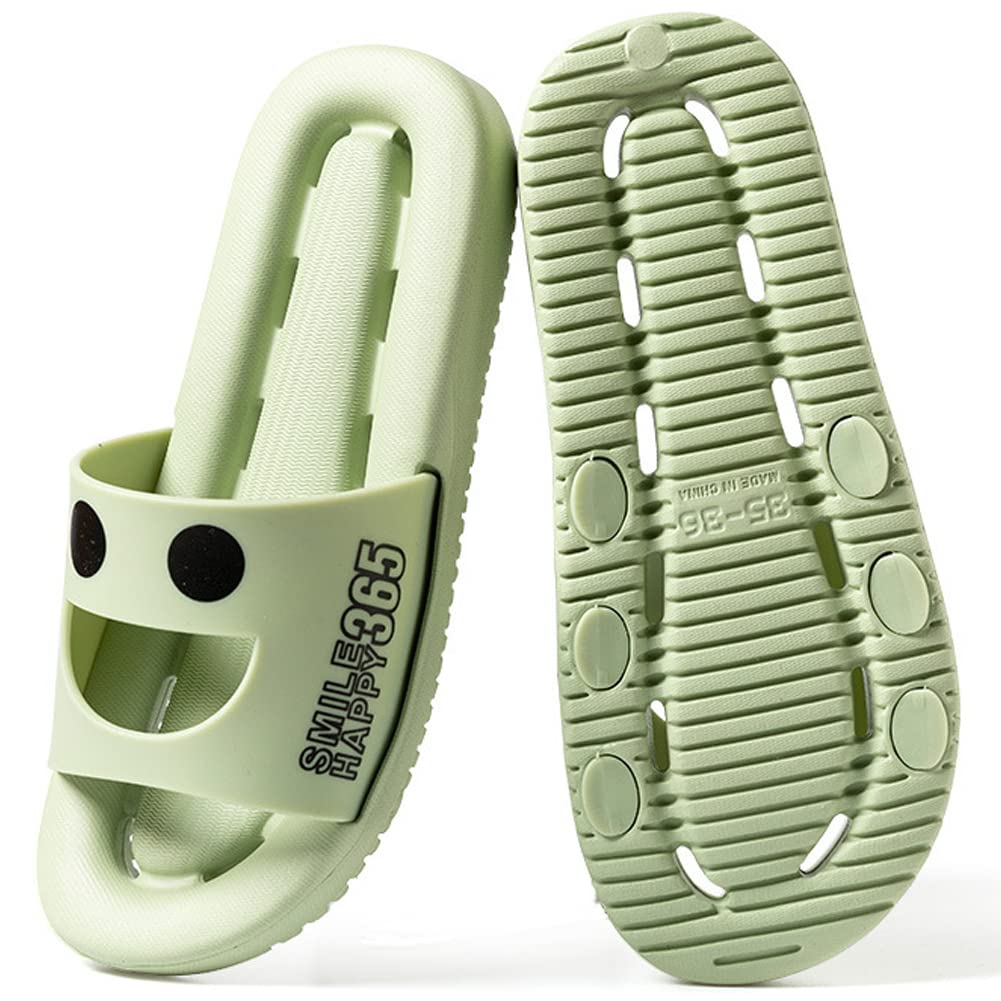 WERWAES Shower Sandals for Women & Men - Non-Slip Bathroom Slippers with Drainage Holes, Soft Comfortable Open-Toe House Slippers for Gym, Spa, Pool & Indoor Use