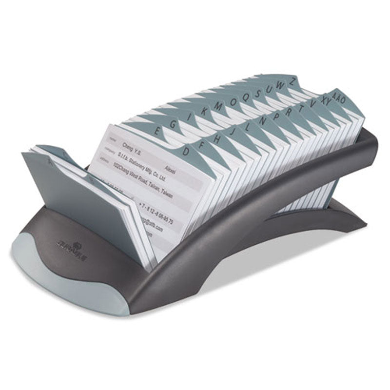 Telindex Address Card File with 500 Cards - Organize Business Contacts & Customer Data - Perfect for Office, Home, and Small Business Use
