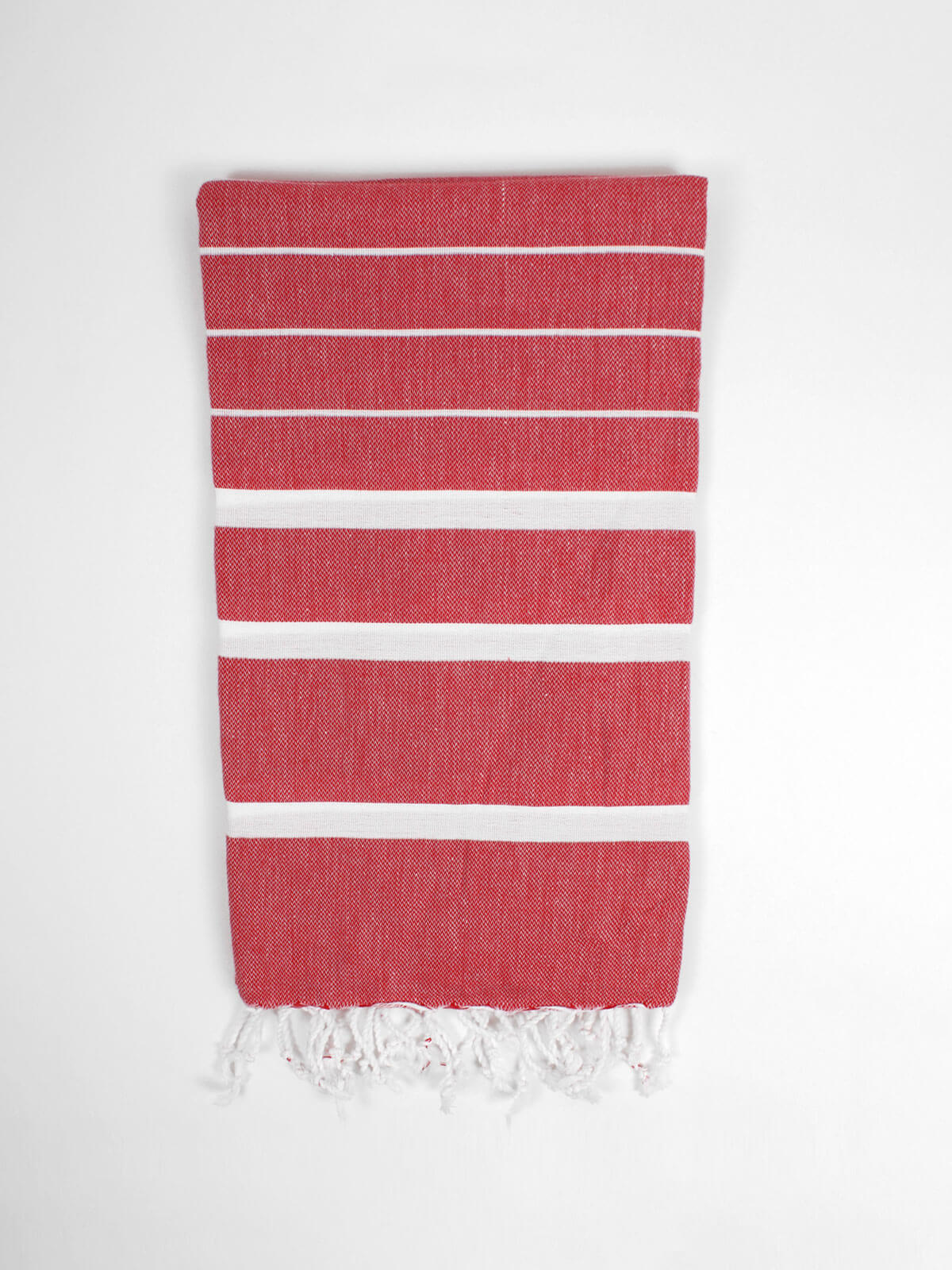 Ibiza Summer Hammam Towel - 100% Cotton Turkish Peshtemal, Lipstick Red - Lightweight & Quick-Drying Beach Towel for Pool, Yoga, Travel & Picnics