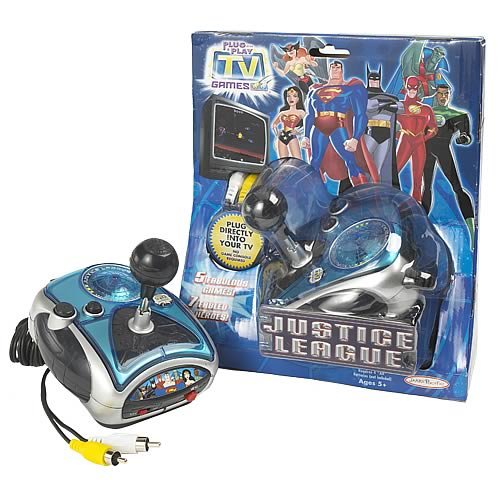 Justice League Plug & Play Video Game for Kids - DC Superheroes Batman Superman Wonder Woman - Fun Interactive TV Game for Family Game Night & Birthday Parties