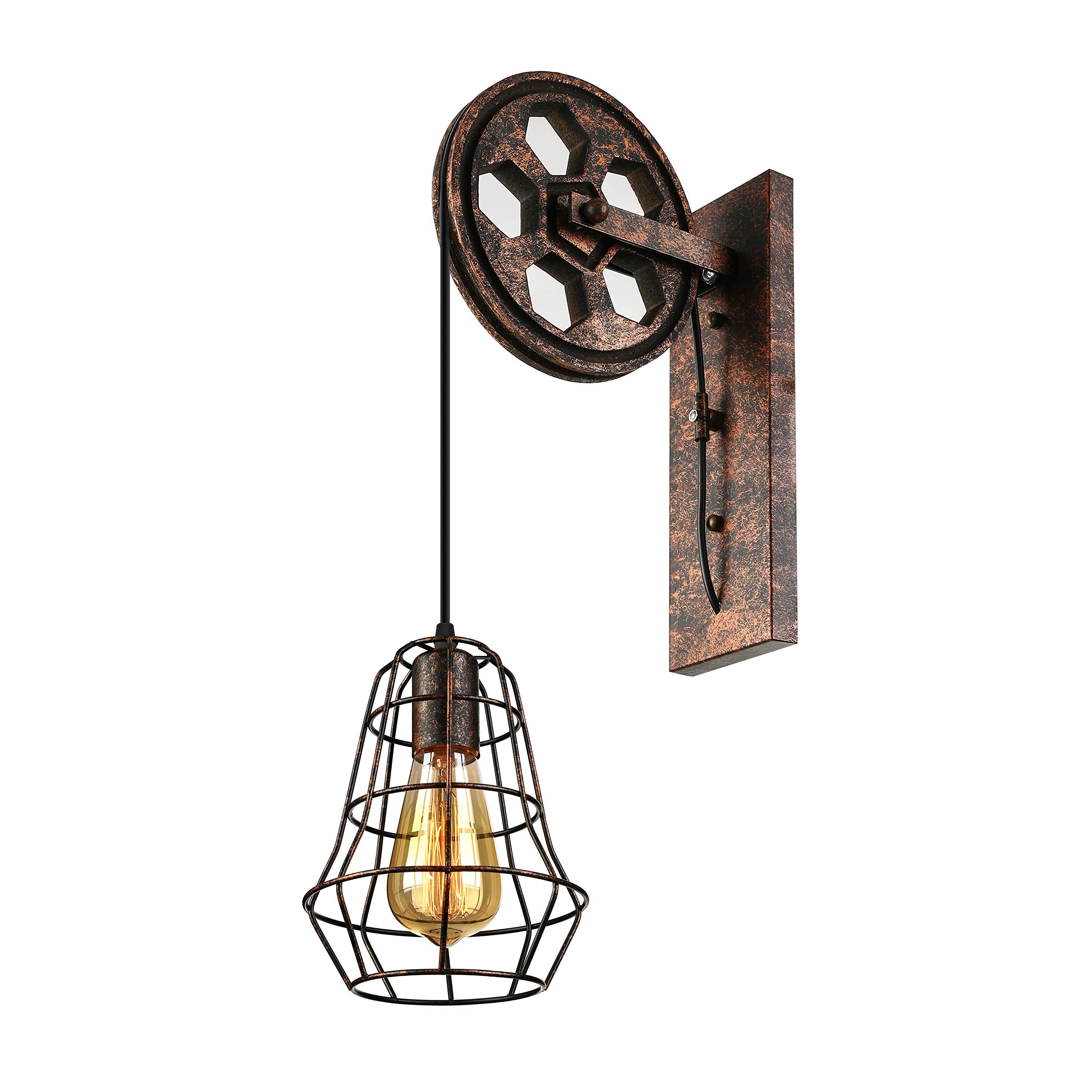 Vintage Industrial Adjustable Wall Sconce Light - 6.69