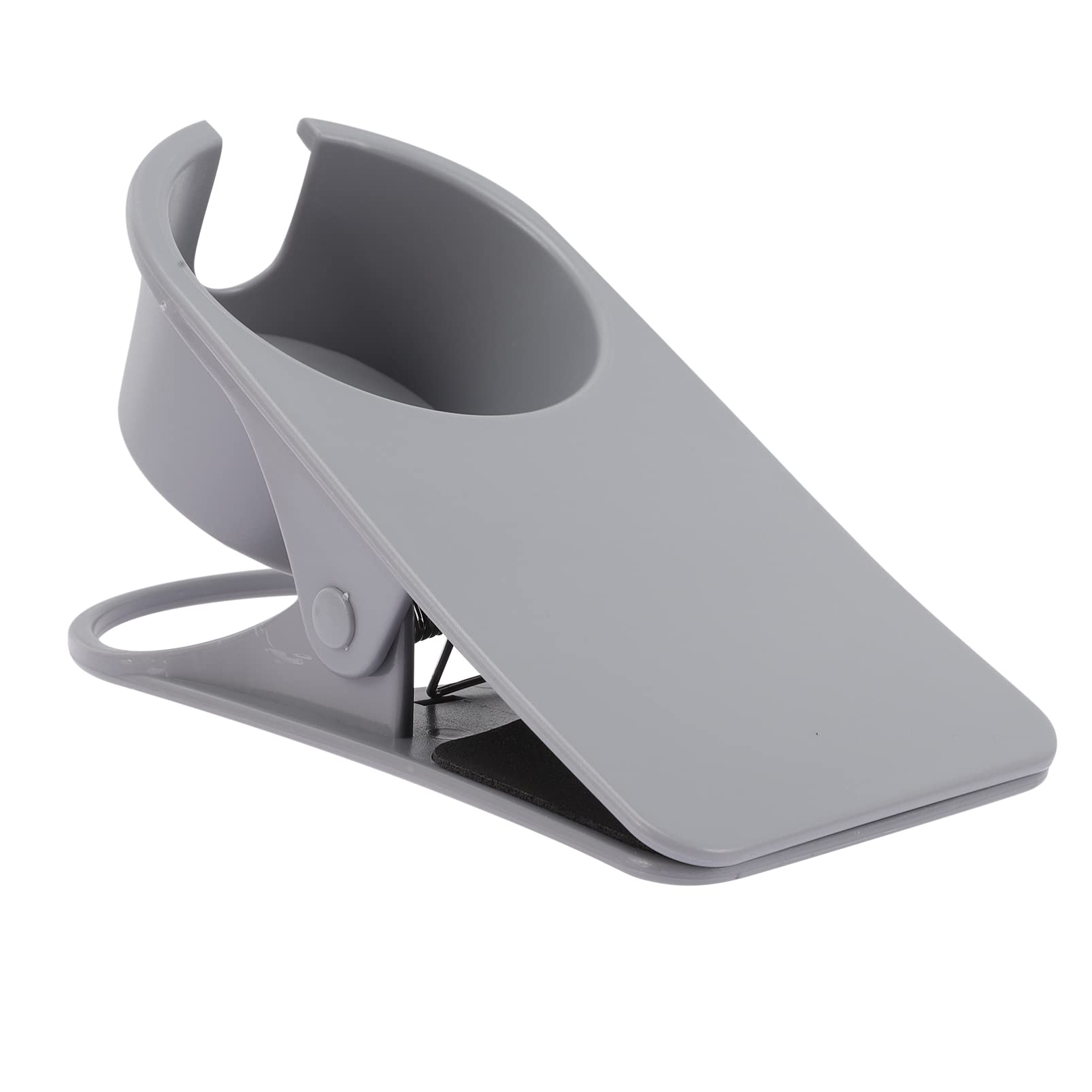 iplusmile Cup Holder Clip - Adjustable Table Bottle & Coffee Mug Holder - Grey Drinkware Organizer for Desk, Kitchen, Car, Office, and Outdoor Use