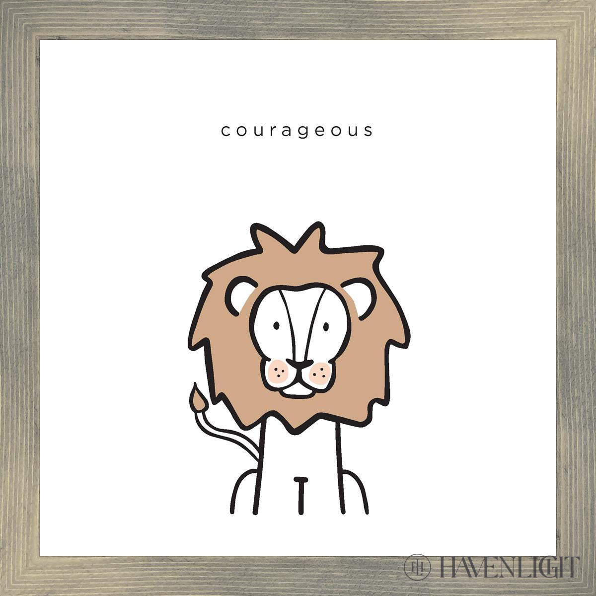 Courageous By Elise Gomez - Inspirational Christian Jewelry for Women, Faith-Based Necklace - Perfect for Church, Bible Study & Daily Encouragement
