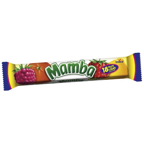 MAMBA Fruit Chews Candy - 24 Pack of 2.65-Ounce Bags | Assorted Fruit Flavored Soft Chewy Candy for Parties, Halloween Treats & Office Snacks