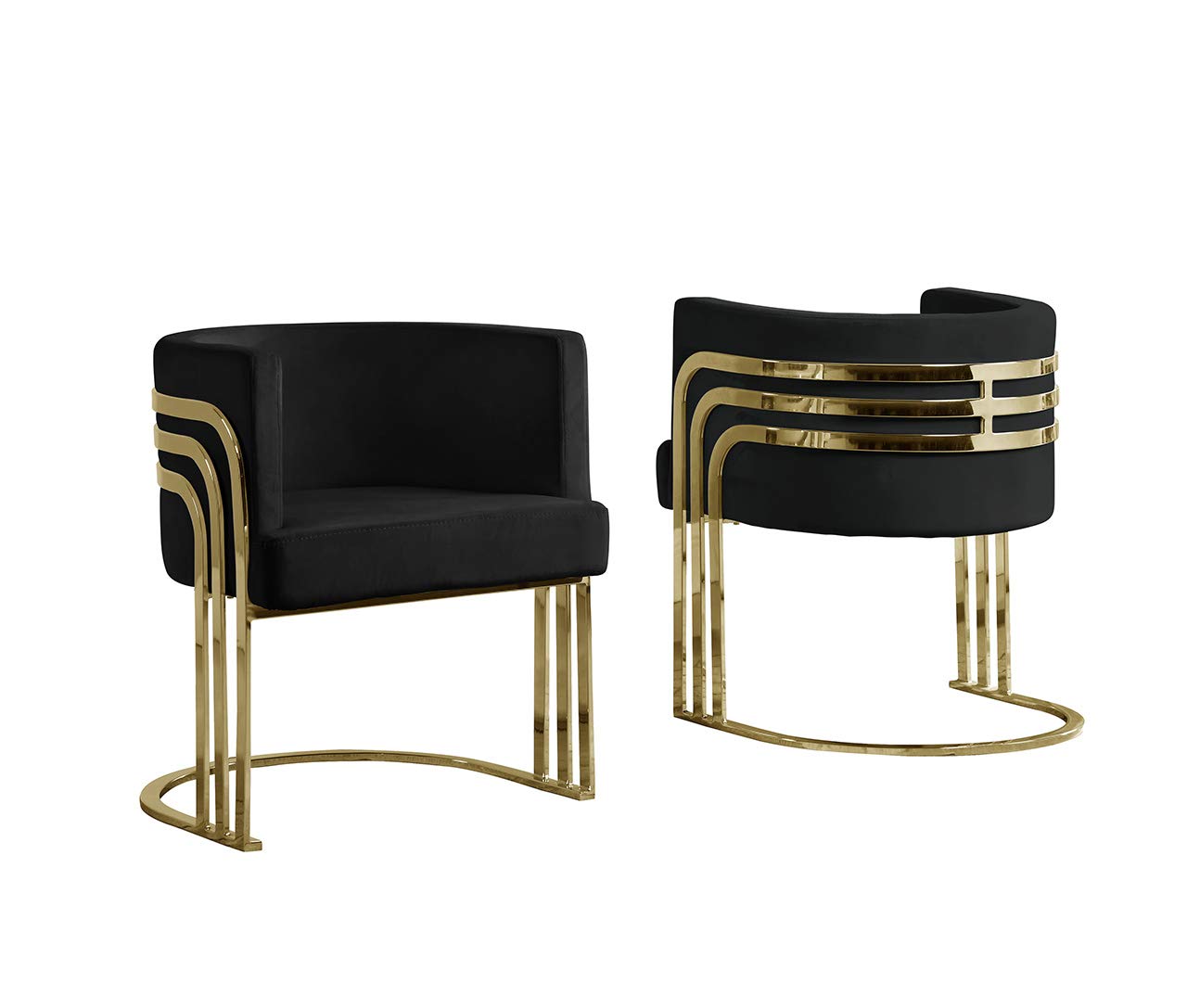 Premium Black Accent Chair - High-Quality Modern Furniture for Living Room, Bedroom & Office - Comfortable & Stylish Home Decor
