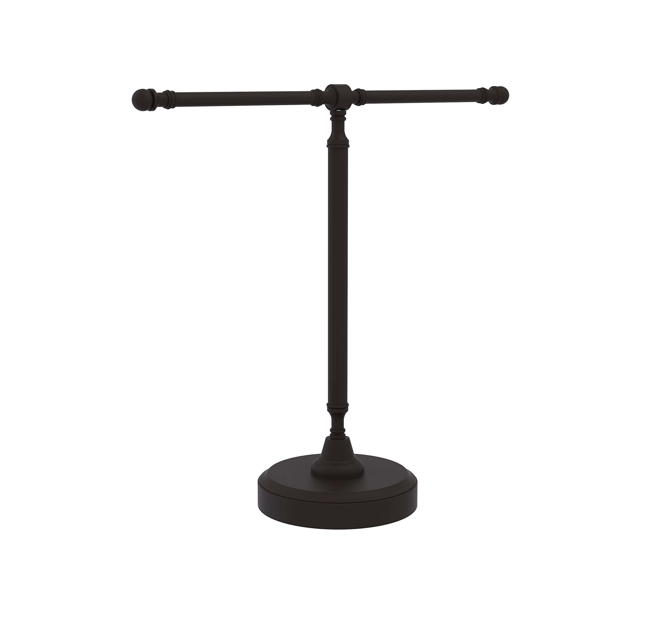 Allied Brass RWM-2-ORB 2-Arm Bathroom Towel Holder - Oil Rubbed Bronze Finish - Perfect for Guest Bathrooms, Powder Rooms & Vanity Areas