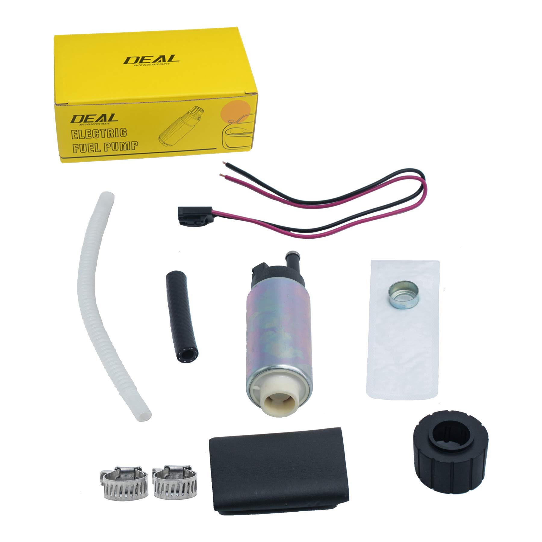 Genuine 255LPH High Flow Electric In-Tank Fuel Pump with Installation Kit - GSS340 HFP-340 - Compatible with DEAL AUTO ELECTRIC PARTS - Perfect for Performance Upgrades & Fuel System Replacements