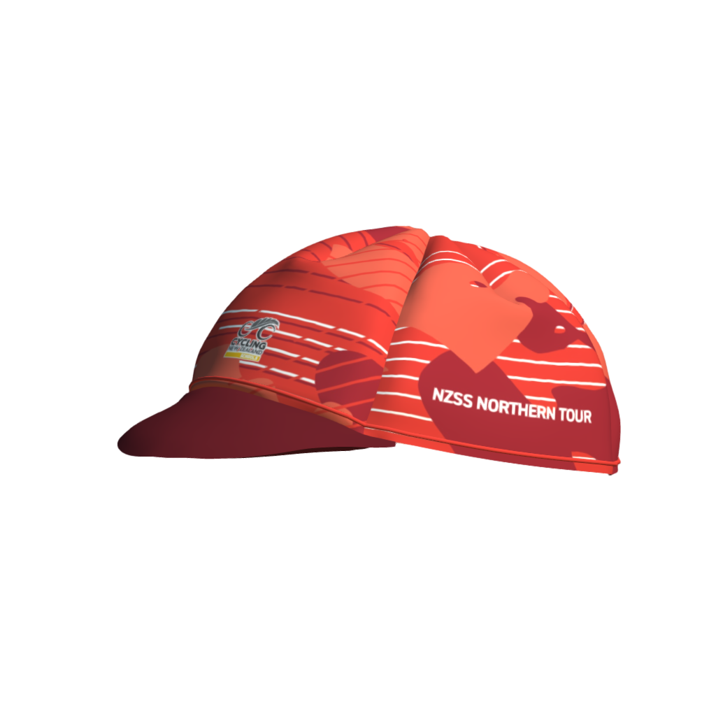 Northern Tour Cycling Cap - Breathable Red Bike Hat for Men & Women - Perfect for Road Biking, Mountain Cycling & Outdoor Sports