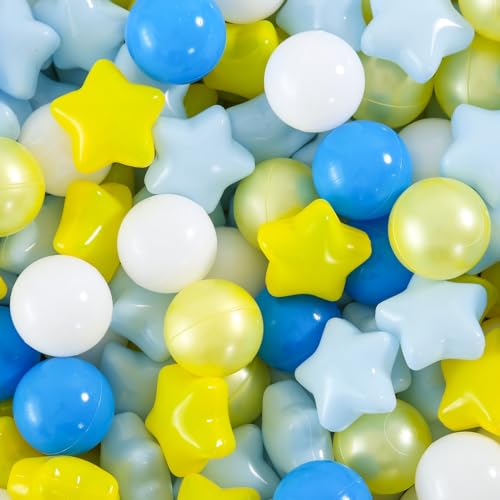 Blue Yellow White