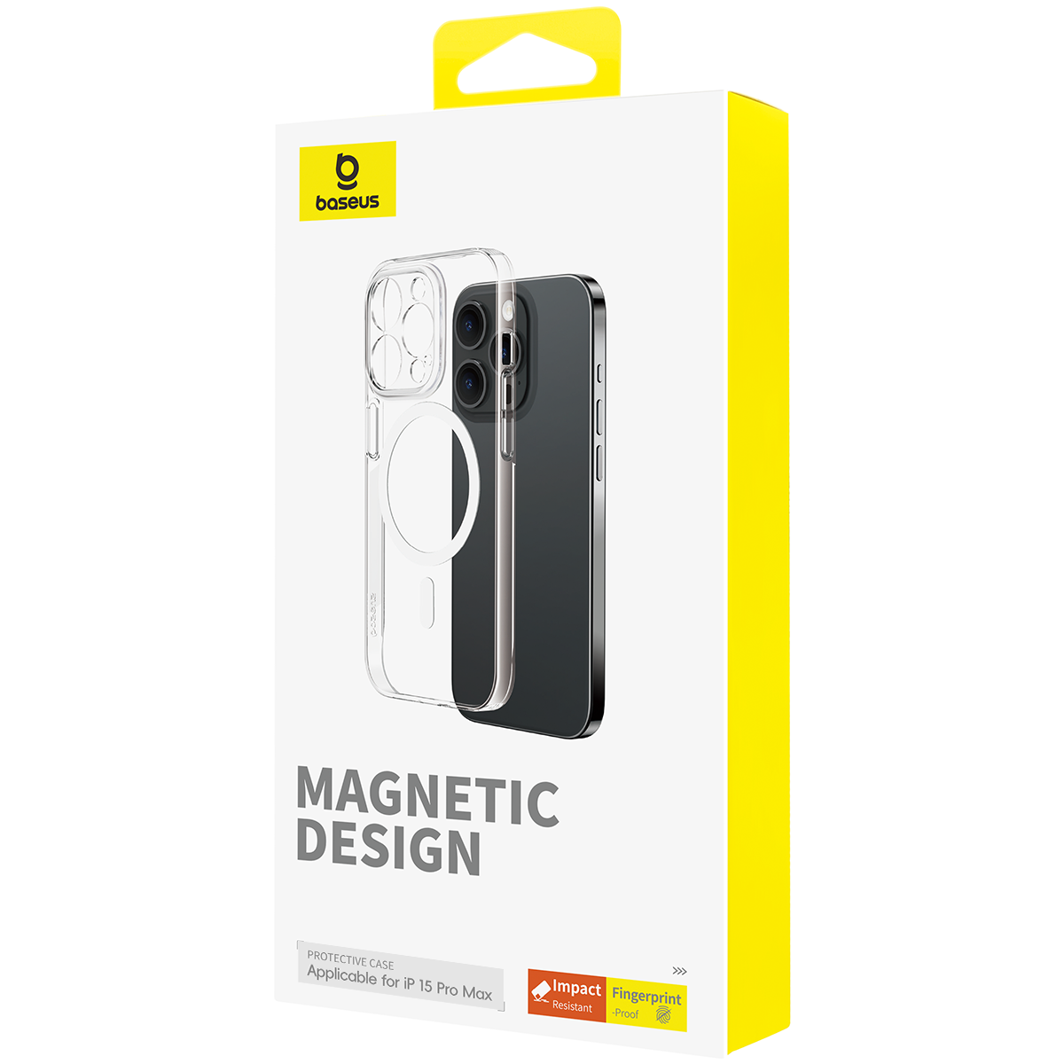 Ultra Thin Transparent Baseus MagSafe Case for iPhone 15 Pro Max - Crystal Clear Protection with Magnetic Alignment - Perfect for Work, Travel & Everyday Use