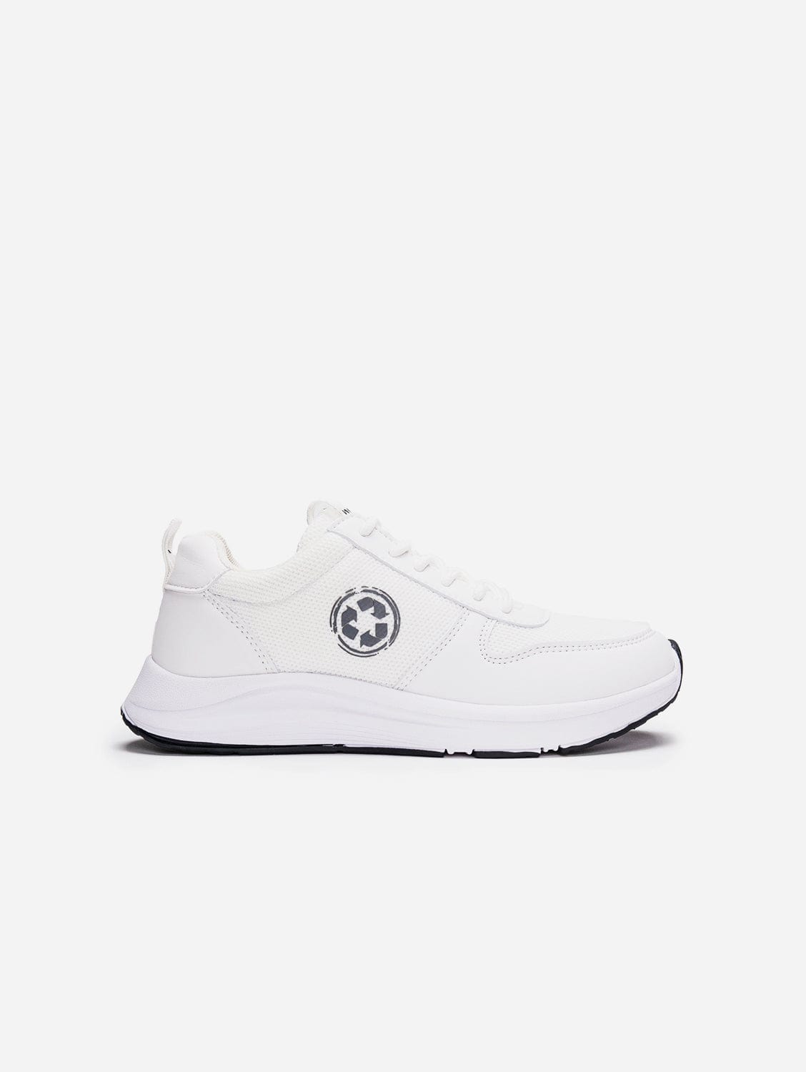 Eco-Friendly Unisex Vegan Sneakers - Recycled PET White Casual Shoes for Men & Women | Perfect for Walking, Running & Sustainable Fashion
