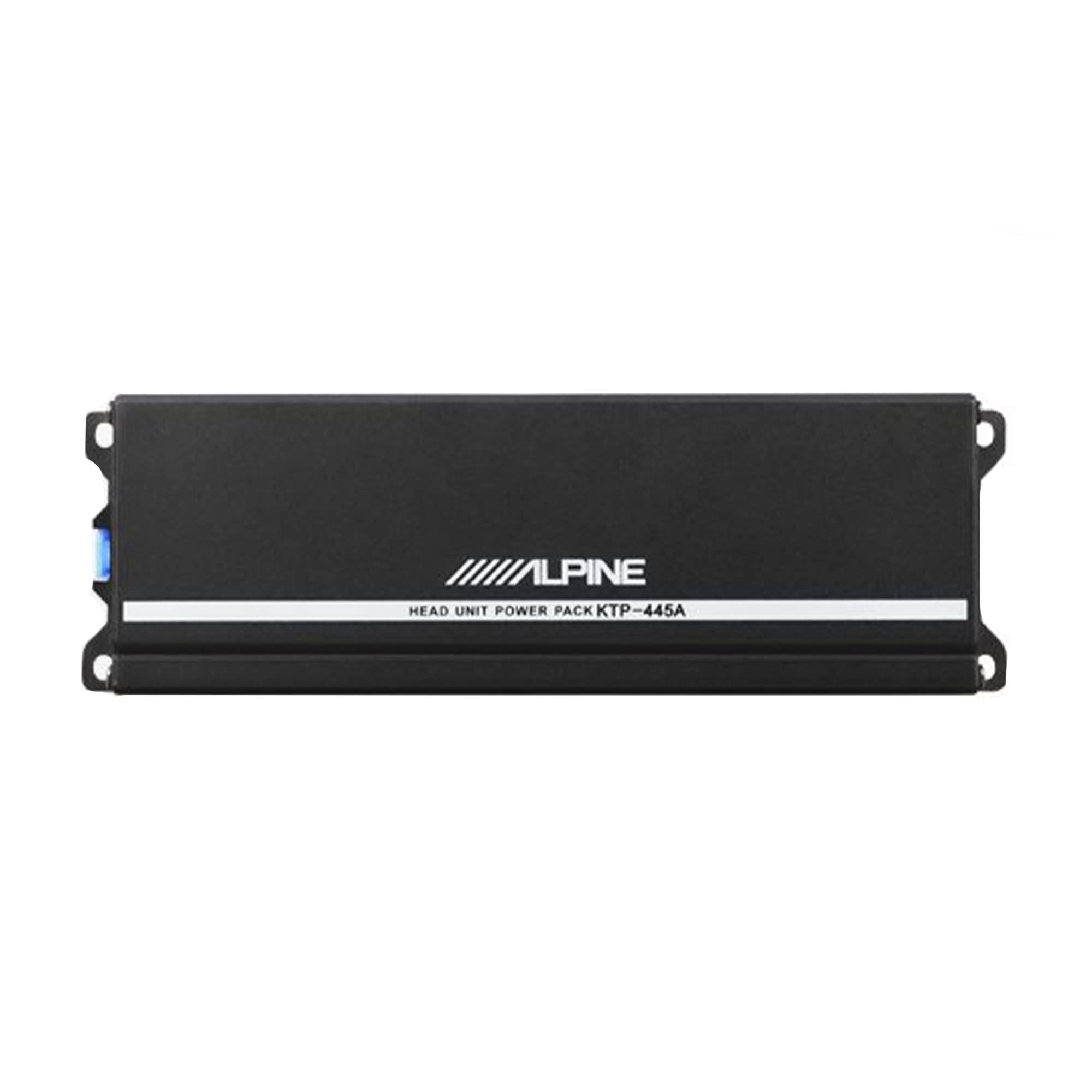 Alpine KTP-445A 45W x 4 Car Amplifier - Compact Power Pack for Enhanced Car Audio System | Perfect for Car Stereo Upgrades & Sound System Installation