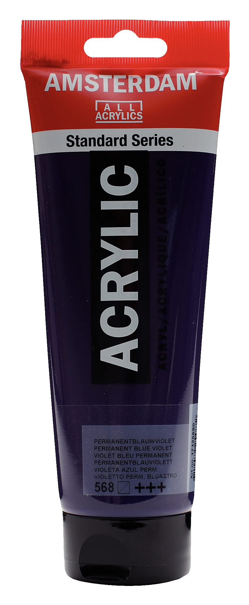 Amsterdam Standard Series 250ml Acrylic Tube - Permanent Blue Violet 568 (17125680) - Ideal for Art, Craft & DIY Projects, Model Painting, and School Supplies