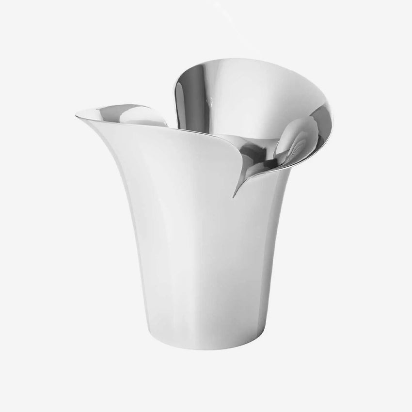 Georg Jensen Bloom Botanica Flower Pot - Elegant Scandinavian Design Indoor Plant Pot for Home & Office Decor - Perfect for Succulents, Herbs, and Small Plants