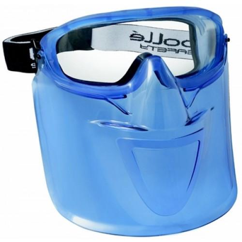 Bolle Atom Goggles with/without Mouth Guard (1652831A & 1652821A) - Protective Sports Eyewear for Hockey, Lacrosse & Field Sports | UV Protection & Anti-Fog Lens