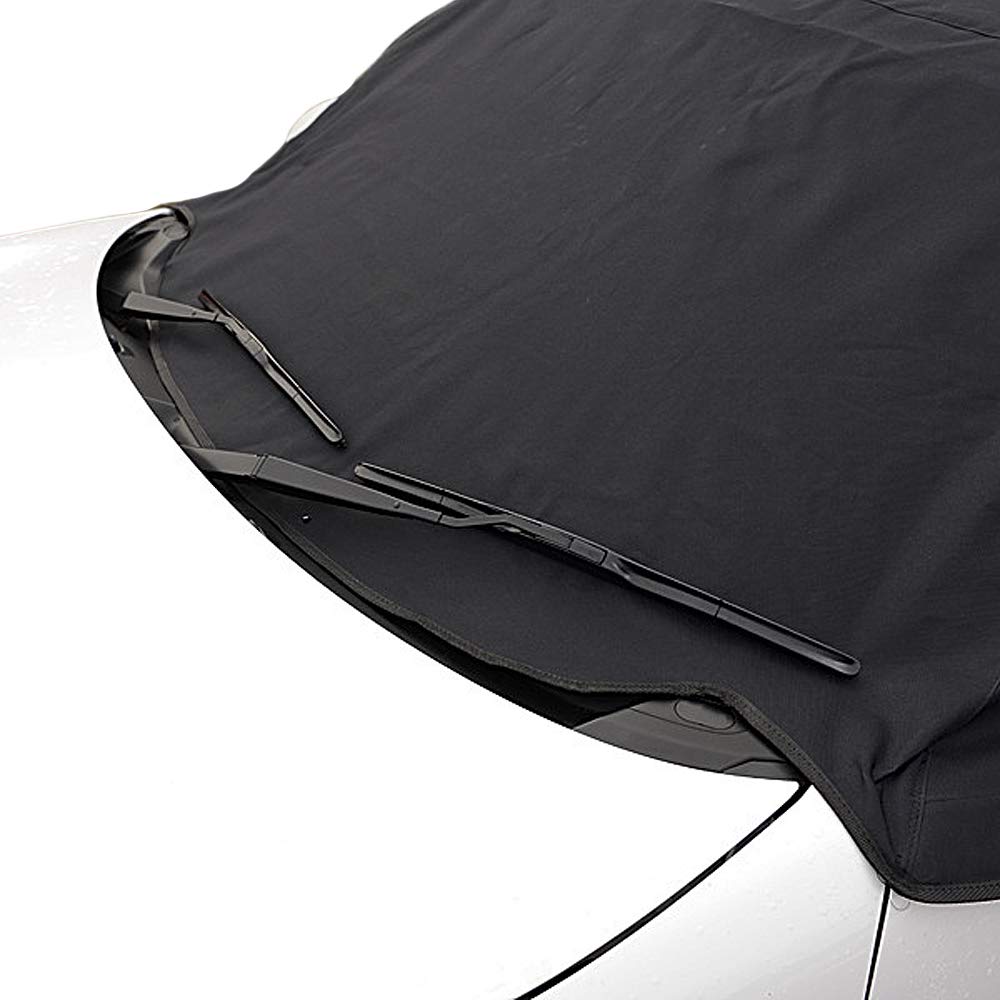 Premium Soft Top Roof Protector Half Cover for Fiat 124 Spider & Abarth 124 Spider - Waterproof Dustproof UV Protection - Perfect for Outdoor Parking & Car Shows