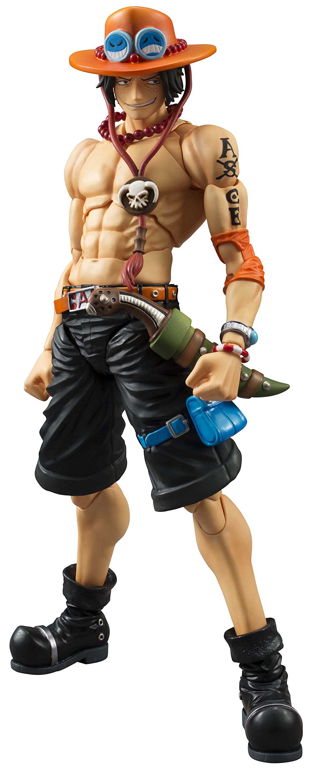 Megahouse One Piece Portgas D. Ace Variable Action Heroes Collectible Action Figure - Anime Display & Gift for Fans