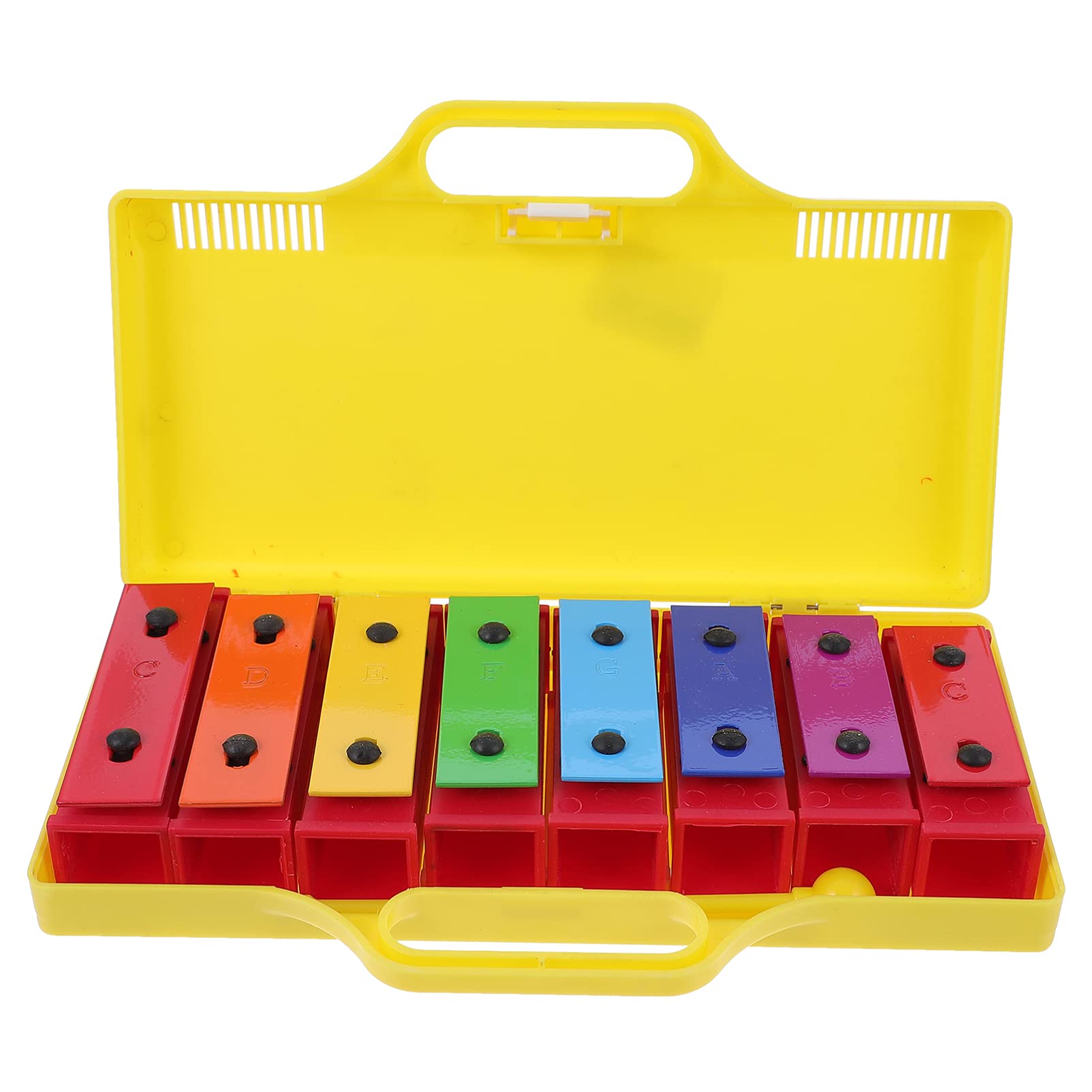 Milisten Wooden Xylophone Piano - 2-Piece Toddler Musical Instrument Set for Kids, Hand Knock Piano & Xylophone Toy for Early Childhood Development | Perfect for Playtime, Music Education & Sensory Learning