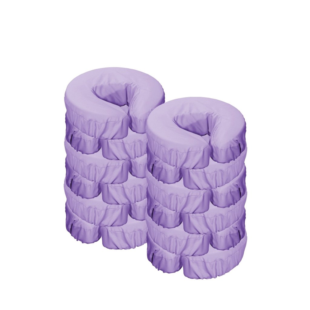 12 Pack Microfiber Face Cushion Covers for Massage - Soft, Breathable & Machine Washable - Perfect for Spa, Facial & Salon Use