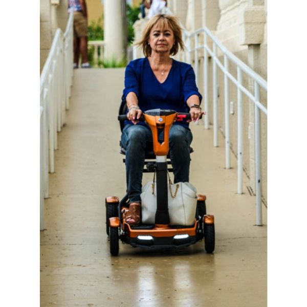 EV Rider TeQno AF Folding Mobility Scooter - Lightweight & Portable Electric Scooter for Adults & Seniors - Ideal for Travel, Shopping, and Outdoor Adventures